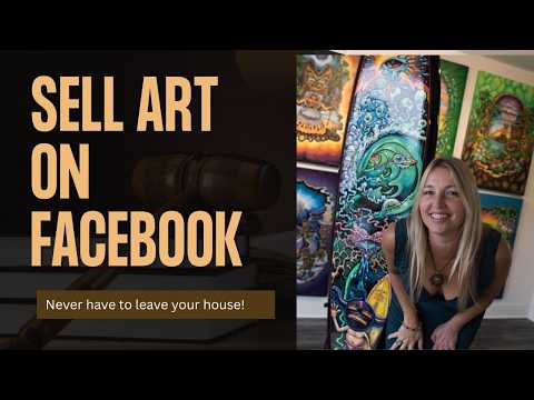 Sell art 💰 with Facebook LIVE MASTERCLASS with Maria Brophy & Oliver Hojas