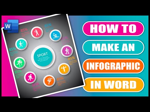 How to make an INFOGRAPHIC in word | EASY INFOGRAPHIC