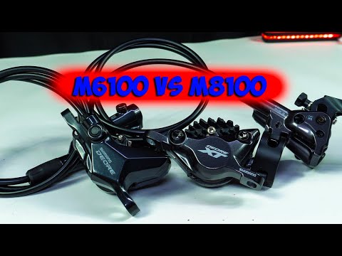 Shimano Deore m6100 vs Xt m8100 тормоза какие лучше