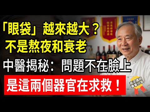「眼袋」越來越大？不是熬夜和衰老，中醫揭秘：問題不在臉上是這兩個器官在求救！