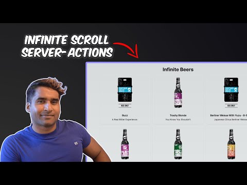 Build an INFINITE SCROLL using Next.js 13 Server Actions