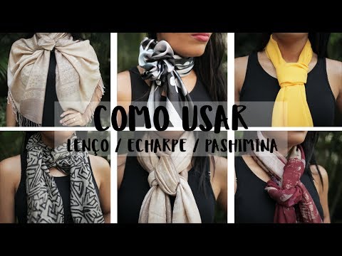 9 SIMPLE WAYS TO USE SCARF AND PASHMINA