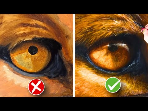How To Paint Animal EYES That Feel ALIVE