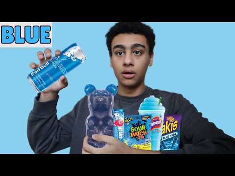 Eating Only ONE Color of Food for 24 Hours!!!