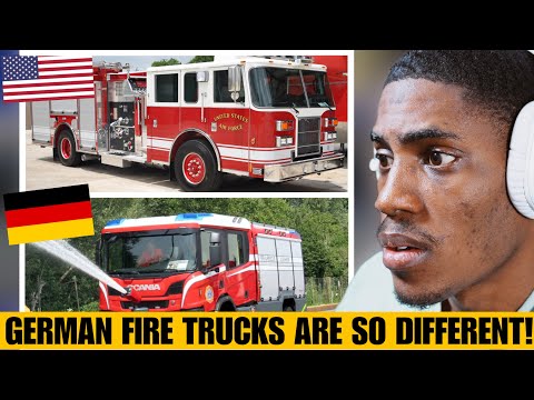 American Reacts to German Fire Engines Explained