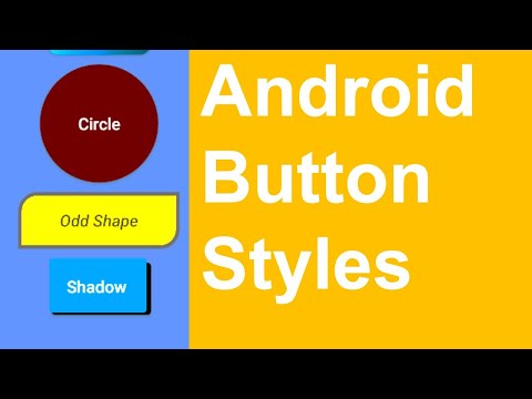Custom buttons in android studio
