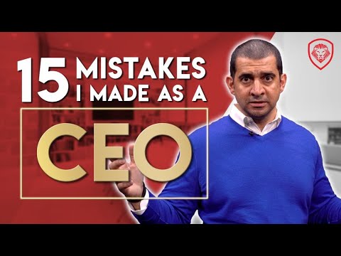 15 Mistakes I Made as a CEO
