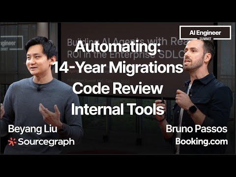 Building AI Agents with Real ROI in the Enterprise SDLC: Bruno (Booking.com) & Beyang (Sourcegraph)