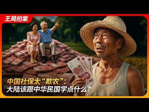 中国社保太“欺农”:大陆该跟中华民国学点什么?|农保|老农津贴|军工教|蔡英文|劫贫济富|王局拍案 20250821