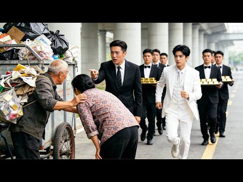 【一口氣看完】她被逼嫁撿破爛老公遭惡棍羞辱！誰知拾荒漢千億親兒當場駕到進門跪喊爸，百輛豪車圍村全場嚇傻！《拾荒老爹深藏不露》#反轉  #追悔莫及