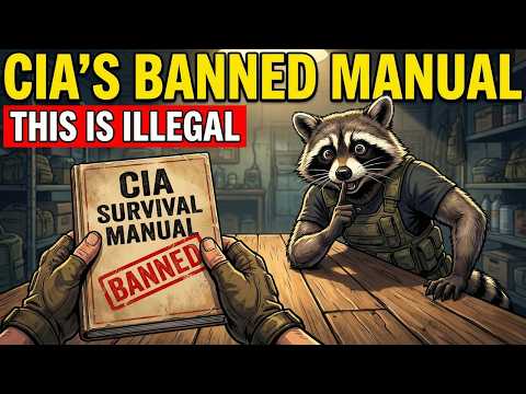 I FOUND THE CIA'S BANNED SURVIVAL MANUAL, THEY WANT IT BACK!!