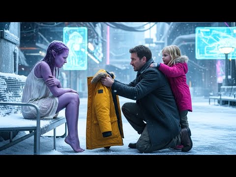 "Dad, she's freezing!" Single Dad Human Rescued Homeless Alien, Years Later She...