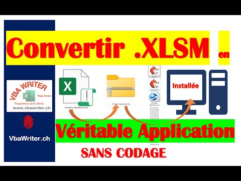 VBA Convertir .XLSM En application StandAlone/ Sans codage-73. www.VbaWriter.ch