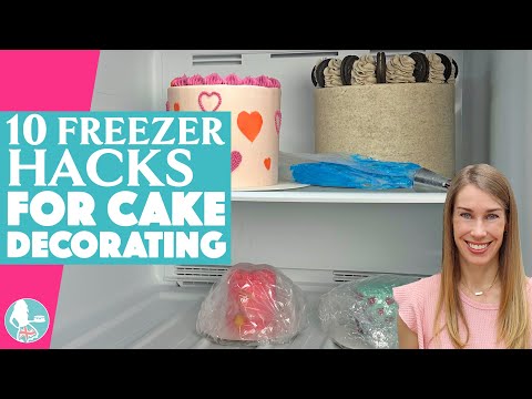 10 FREEZER HACKS for Cake Decorating