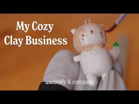 My Cozy Clay Business: Polymer Clay Process + Moving Out ✿ Studio Vlog