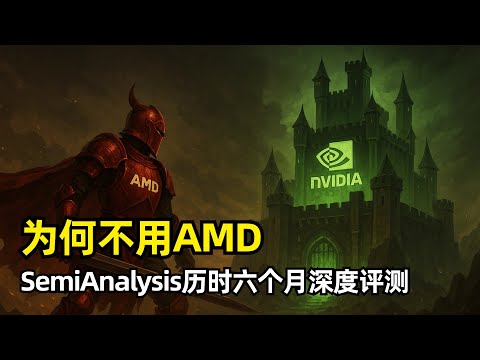 【人工智能】为什么大家不用AMD？| SemiAnalysis历时6个月深度评测 | 实际性能 | MI300X | MI325X | H200+TRT-LLM碾压 | TCO | 租赁市场