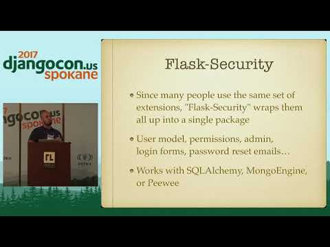 DjangoCon US 2017 - Django vs Flask by David "DB" Baumgold