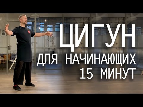 Цигун для начинающих 15 минут / Базовые упражнения / Видео уроки для занятий дома