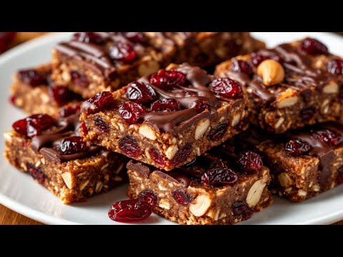 Try this healthy snack recipe! I gave up sugar thanks to these oat-nut bars!
