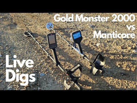 Gold Monster 2000 vs Manticore Live Digs On Wild Targets