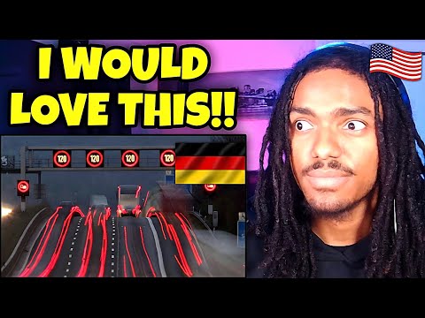 AMERICAN REACTS to THE GERMAN AUTOBAHN | No Speed Limit!? 😱