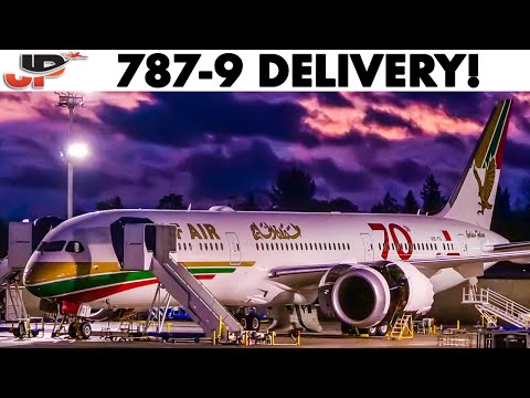 Taking delivery of a 787-9 and flying it out of Boeing in Everett