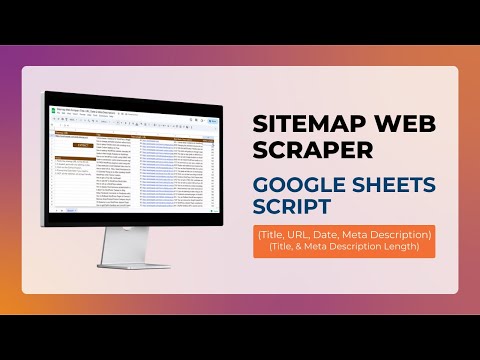 Extract Title, URL, Meta Description from a Sitemap | SEO