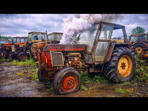 Starting an ABANDONED Tractor – Engine Almost EXPLODED!