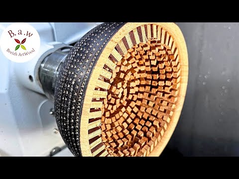 When WORLDS  meet to create HARMONY !! Woodturning from elsewhere😳