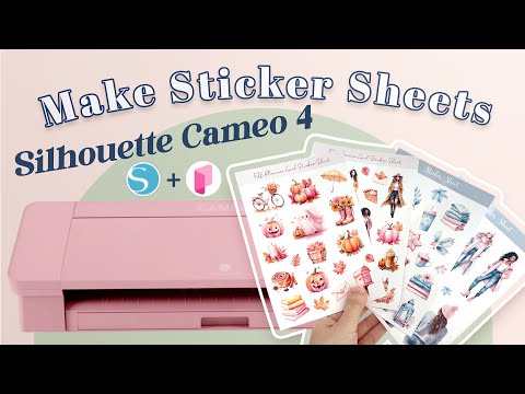 How to make Stickers with Silhouette Cameo 4 + Planify Pro