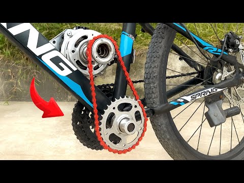 Ideas from the world's top professors! Turn your bicycle into an electric bike with a 750W motor