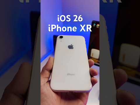 iOS 26 Possible in iPhone XR ? #shorts #shortvideo #installios26