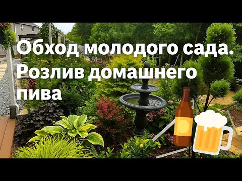 Разливаем домашнее пиво. Обхожу летний сад. Южная Каролина
