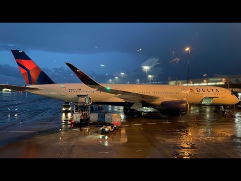Los Angeles (LAX) 🇺🇸~ Auckland (AKL) 🇳🇿 - Delta Airlines - Airbus A350-900 - Full Flight