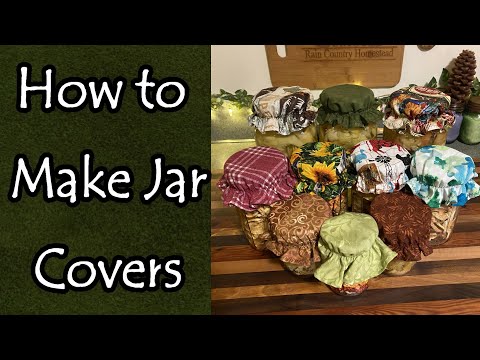 How to Make Jar Covers For Vinegar Making, Gifts, and Decor