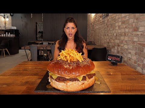 THAT UNDEFEATED BURGER CHALLENGE IN LONDON | @Leah Shutkever