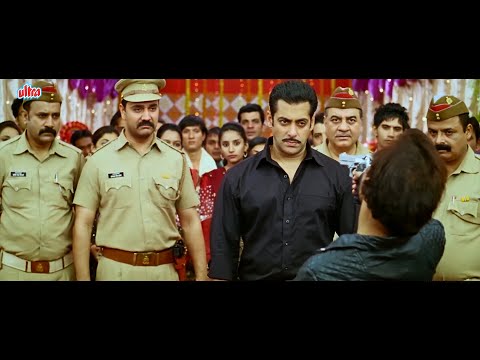 बाप को धमकी दिया तो बेटे ने उसका काम निपटा दिया - Salman Khan, Vinod Khanna Action - Dabangg 2 Scene