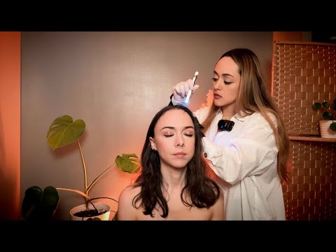 ASMR Medical Exam: Scalp & Skin Check [Face, Chest, Back] Soft Spoken Real Person Roleplay