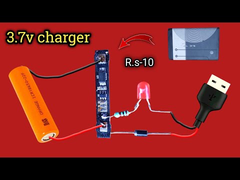 How to Charge Lithium ion Battery || How  to make 3.7v battery charger