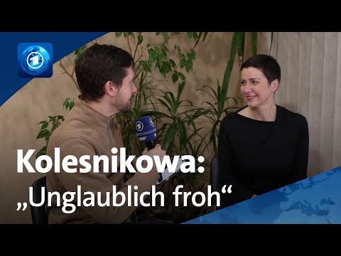 EXKLUSIV: Belarussische Oppositionelle im ersten Interview nach Freilassung | tagesthemen