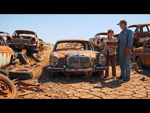 ASMR Restauração Vintage Mercedes Benz 170 S 1950 — De Abandonado a Totalmente Reconstruído!