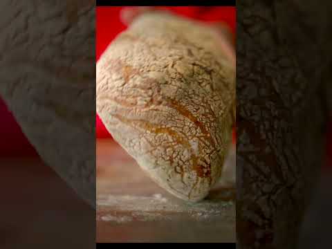 The Crispiest Ciabatta with Open Crumb 🍞 | Watch Full Method on my YouTube #recipe #ciabatta