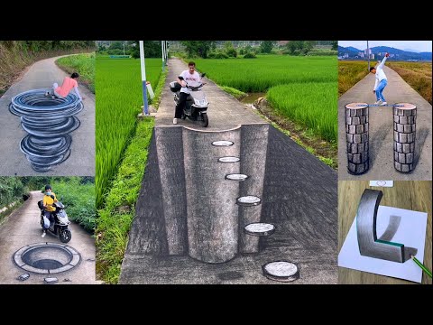 How To Go ! The Best Street Art Verry Opticaly Illusion 3D
