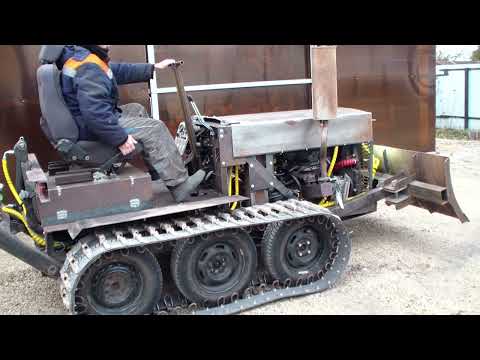 Гусеничный трактор самоделка устройство