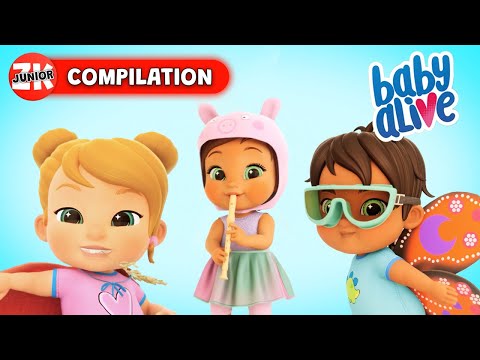 Costume Fights! π€ Baby Alive | Episode Compilation | ZeeKay Junior