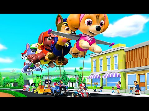 The PAW Patrol Giant BALLOON Parade | Paw Patrol Best Scenes 🌀 4K