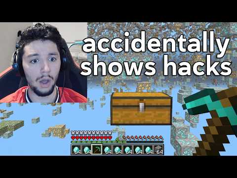 When a Streamer gets caught HACKING on my Minecraft server LIVE