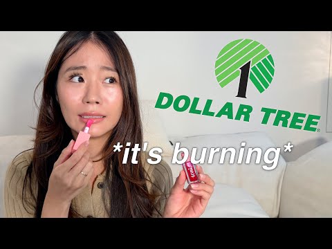 I TESTED A FULL FACE OF DOLLAR TREE MAKEUP.....(I hope I don't break out)