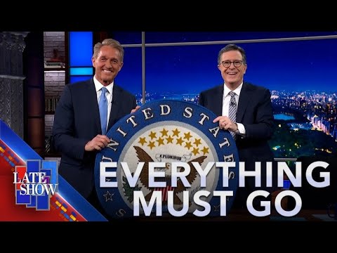 LATE SHOW HOME SHOPPING: New Items Drop On eBay & Sen. Jeff Flake Wins His Rug Back