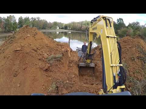 Upgrading An Overflow On A Large Pond